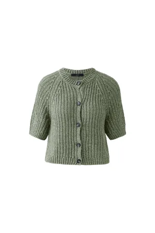 Oui - Strickjacke sage - Gr. - 44