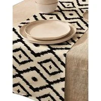 LIVINA HOME Tischläufer Premium Tischdecke abwaschbar, Tischband, moderne Leinenoptik Decke, Tischtuch, Gartentischdecke, Tafeltuch, Oster Deals Sale!