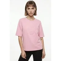 Vero Moda Kurzarmshirt VMHALI SS EMBROIDERY TOP JRS Viskosemischung