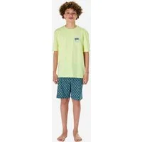 Schiesser Pyjama Nightwear (2 tlg) Schlafanzug, Pyjama Set, Nachtwäsche
