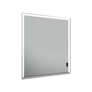 Keuco Royal Lumos Spiegelschrank 14311172201 Wandeinbau, silber-eloxiert, verdecktes Ablagefach, 650 x 735 x 165 mm, Anschlag links