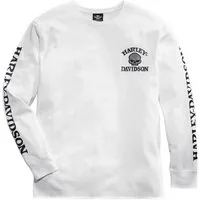 HARLEY-DAVIDSON Sweater (Packung) Harley-Davidson Willie G Skull Longsleeve Weiß – Herren Langarmshirt