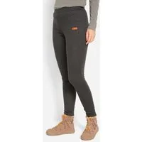 bonprix Thermoleggings mit Teddyfutter, aus Polyester und Baumwolle, Skinny Fit
