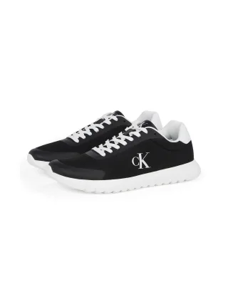 Calvin Klein Jeans Sneaker "3 EVA RUNNER MESH", Freizeitschuh, Halbschuh, Schnürschuh mit Kontrastbesatz