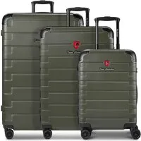 Tonino Lamborghini Trolleyset Milano, 4 Rollen, (3-teilig, 3 tlg), ABS