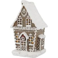Chic Antique Kerzenhalter Chic Antique Noël Lebkuchenhaus mit LED H 21cm 52084520