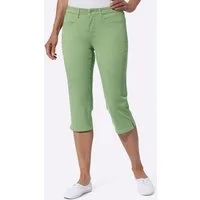 Sieh an! Jeansshorts Capri-Jeans leicht vertieft