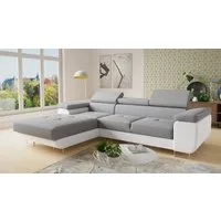 Sofnet Ecksofa Divo, mit Schlaffunktion und Bettkasten, Schlafsofa mit einstellbare Kopfstützen - Wohnlandschaft