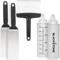 Griddle Professional Toolkit, 5-teilig, Grillbesteck schwarz/edelstahl