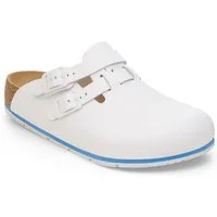Birkenstock Damen Herren Kay Pro Hausschuhe Leder Pantoletten - Anatomischer Clog Zertifiziert EN ISO 20347:2043, Berufsschuhe für Medizin & Gastronomie