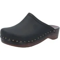 BERKEMANN Berkemann Erwachsene Holz Natur-Toeffler Clogs Led Schlappen