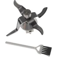 vhbw Mixaufsatz passend für Vorwerk Thermomix TM31 Küchenmaschine, Zubehör für Küchenmaschine Thermomix TM31, Abnehmbar, Multifunktions-Klinge, Spülmaschinenfest, Umdrehbare