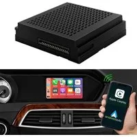 GABITECH CarPlay Android Auto Für Mercedes Benz A B C CLA GLK ML E SLK NTG4.5 Autoradio (Harman Becker Box Modul, Plug and Play)