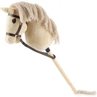 BIECO Steckenpferd Bieco Hobby Horse Steckenpferd Beige - Größe M