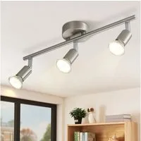 ZMH Deckenstrahler Deckenstrahler Schwarz/Nickel Modern für Schlafzimmer Deckeleuchte, höch Qualität, ohne Leuchtmittel, GU10 Schwenkbar