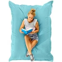 Green Bean Sitzsack XXL Outdoor Sitzsack Square 140x180cm (XXL Riesensitzsack 140x180cm 380 Liter Kinder & Erwachsene Bean Bag EPS Perlen Füllung, Groß Draußen Outdoor Liegekissen), Waschbar Wetterfest Lounge Sitzkissen Bodenkissen