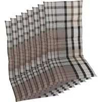 GO-DE Hochlehnerauflage, (Set, 8 Auflagen), in verschiedenen Ausführungen