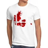 style3 T-Shirt Flagge Dänemark Fußball Sport Denmark WM EM Fahne