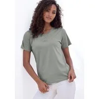 Copenhagen Studios T-Shirt mit dezentem Logoprint vorn aus softer Jersey-Qualität mit Bio-Baumwolle