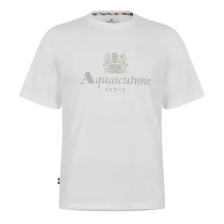 Aquascutum - T-Shirt für Herren (Weiß)
