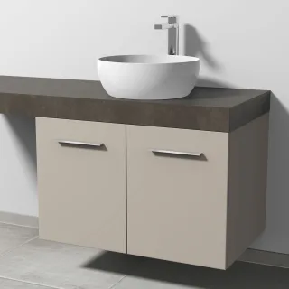 Sanipa Waschtischunterbau mit Türen 2morrow (G3363) 510x800x520 Kaschmir-Matt, G33631U G33631U