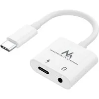 Maclean MCTV-848 Adapter, USB Typ-C auf 3,5 mm Mini Jack-Adapter PD