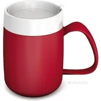 Ornamin Schnabelbecher Becher mit Trink-Trick mit Schnabelaufsatz/Trinkaufsatz, 2-tlg., Kunststoff, Trinkhilfe l Alltagshilfe l bruchstabil l BPA-frei l Made in Germany