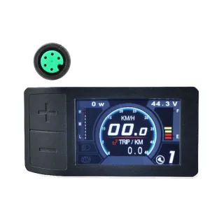 [EU Direct] Varstrom 500C Display 2.2inch Mini LCD Screen for UART Protocol 5 PIN Female Round 24V/36V/48V BAFANG Motor