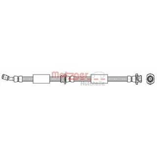 Metzger Bremsschlauch vorne Nissan Micra II 1.0 1.3 i 16V