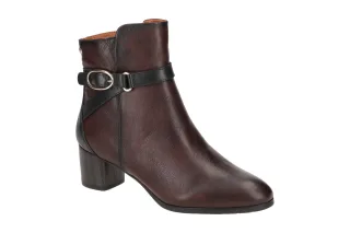Pikolinos Damen Stiefeletten W1Z-8977C1 caoba - bequeme Schuhe aus Echtleder