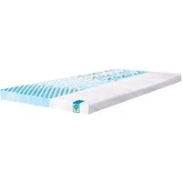 Wenta, Topper 5-Zonen Ergonomischer Matratzentopper, 5 cm hoch, Gel-Memory-Schaum, waschbarem Bezug, Boxspringbett, Allergiker geeignet