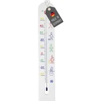 Lantelme Raumthermometer Kinderzimmerthermometer 40 cm Kunststoff Kinder Zimmer Thermometer, Temperatur -35 bis +50°C, Deutsche Herstellung, für Kinderzimmer