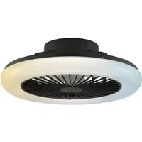 Brilliant LED Deckenleuchte Montero, CCT - über Fernbedienung, Memoryfunktion, Nachtlichtfunktion, Timerfunktion, Ventilatorfunktion, LED fest integriert, warmweiß - kaltweiß, LED-Deckenventilator, Ø 42 cm, 2700 lm, 2700-6500 K