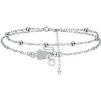 LuxusKollektion Silberarmband Damen Armband 925 Sterling Silber Schutzengel Geschenk Mutter Freundin