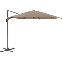 SVITA Ampelschirm Sonnenschirm, LxB: 290,00x290,00 cm, Ampelschirm, stufenlos höhenverstellbar stufenlos neigbar 360° verstellbar