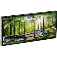 Schipper Malen nach Zahlen Meisterklasse Polyptychon - Am Wildbach, Made in Germany