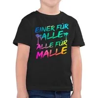 Shirtracer T-Shirt Einer für alle Alle für Malle I Mallorca Party I Malle für alle (1-tlg) Sommerurlaub Jungen