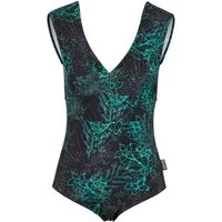 Beco Beermann Badeanzug Mint Flowers (1-St) mit Powermesh-Frontmieder in femininem Design