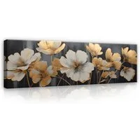 Wallarena Leinwandbild Natur Wald Grün Querformat Wohnzimmer Mehrfarbig 80x60 cm, Natur, 80 x 60 cm