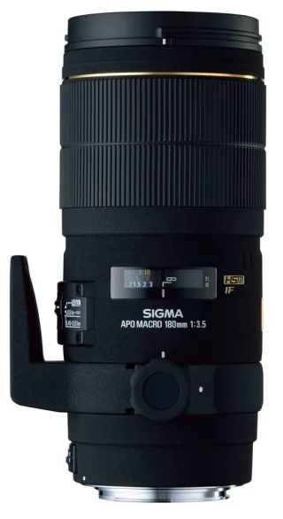 Sigma 180mm 1:35 Apo Makro EX DG HSM IF [für Canon EF] schwarz