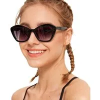LIANNA Sonnenbrille Sonnenbrille mit modischen Farben und Jelly-Effekt für Damen (Set, 1-St., Stylische Sonnenbrille für Damen, schützend und modisch) Polygonale Brille, ideal für den modernen Look und sonnige Tage