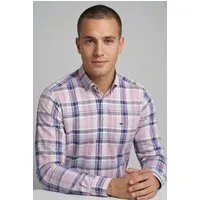FYNCH-HATTON Langarmhemd schmale Passform, aus reiner Baumwolle, mit Button-down-Kragen