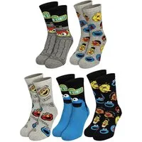 United Labels® Socken Sesamstraße - verschiedene Motive im 5er-Pack