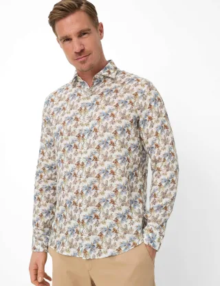 Brax Herren Hemd Style HAROLD heaven, Blau, Gr. L