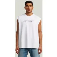 G-STAR T-Shirt Loose Graphic Sleeveless T-Shirt