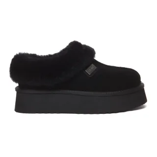 EVER AU Damen Leder Hausschuhe - Topknot