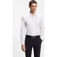 BOSS Businesshemd Hank Kentkragen, Slim-Fit, bügelleichte Qualität