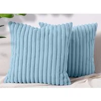 Amilian Dekokissen Sofakissen Couchkissen 2er Set Zierkissen mit Kissenfüllung, (2 Stück), 40x40 cm, Dekokissen mit Füllung und Bezug, Wohnkissen
