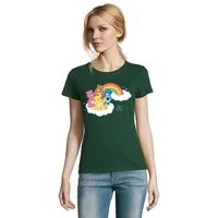 Blondie & Brownie T-Shirt Damen Glücksbärchis Care Bears Hab-Dich-lieb Bärchis Wolkenland Damen Care Bears T-Shirt Hab-dich-lieb Bärchis Wolkenland Retro
