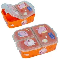 Peppa Pig Lunchbox Brotdose Peppa Pig 3 Fächer Peppa Wutz Lunch to Go Vesper Dose